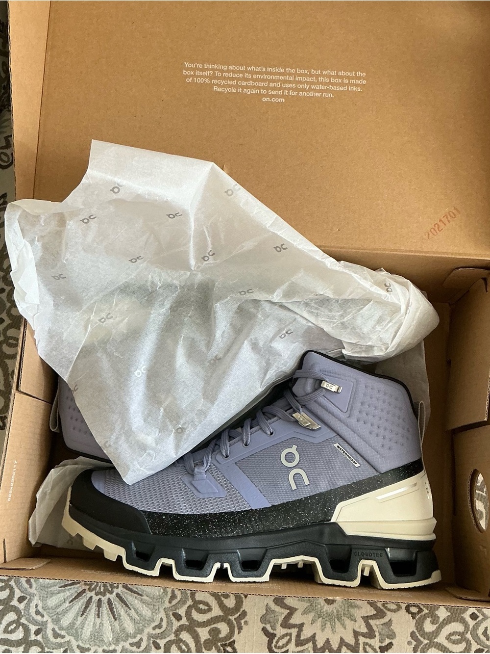 Women’s OnCloud CloudRock 2 Waterproof Boots size 7 - New in box